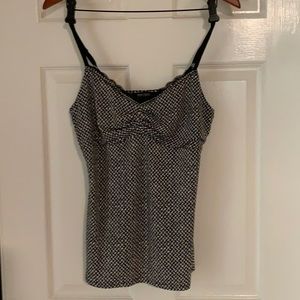 Tank top, black and white.  Very good condition